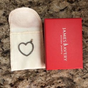 James Avery heart charm holder